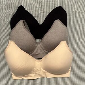 Carole Hochman seamless comfort bras, set of 3, all size medium